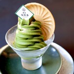 銀座 福禄寿 - 抹茶ソフトクリーム