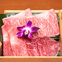 北新地しゃぶしゃぶすき焼き きらく - 和牛3種のしゃぶしゃぶ