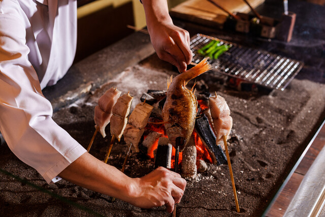 TAKESHI 原始焼きスタンド クッキングスタンド 原始焼きスタンド