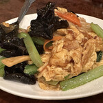 一二三凱旋楼 - 豚肉入り玉子とキクラゲ炒め