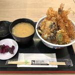 Nihombashi Tendon Kaneko Hannosuke - 海鮮上天丼・味噌椀付き