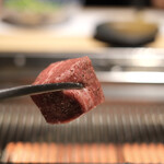 にく稲 - 雪むろ若醇和牛塩肉盛り合わせ