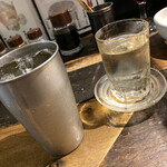 串焼 文福 - 〆と言いつつ、2杯飲んだハイボール