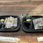 函館朝市 駅二市場 活いか釣り広場 - 料理写真: