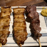 串焼 文福 - ツーターン目、豚バラウマし！