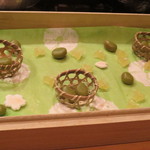 恵比寿　くろいわ - 干菓子もいただいて。