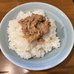 横浜家系らーめん 五十三家 - 肉味噌をオン・ザ・ライス！！