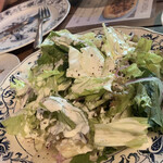 再度山荘 - 付け合わせのサラダ