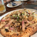 再度山荘 - キノコのピッツァ