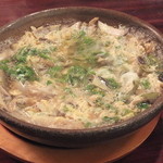 湯の岳庵 - 山菜玉子とじ