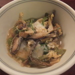 湯の岳庵 - 山菜玉子とじ　UP