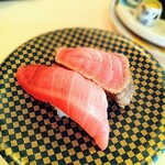 すし道場 - あいのり寿司　中トロと本まぐろ頭肉