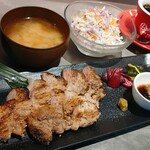Matsusaka pork shoulder loin Steak set meal