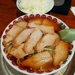 尾張ラーメン 第一旭 錦店 - らーめん(チャ－シュー)800円+ライス200円