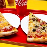 PIZZA SEIDO SLICE - ピザ2枚とドリンクのセット