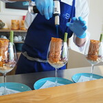 ラトリエ ドゥ ノノ - 09 有機かぼちゃのブリュレの仕上げ