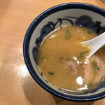 中華そば 青葉 - スープ割り（無料）
