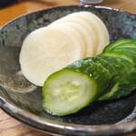 ◆Homemade cucumber pickled in rice bran
