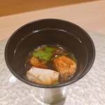 梅田 鮨 よこ田 - 松茸の赤出汁