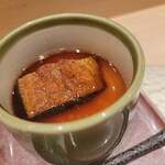 梅田 鮨 よこ田 - 鰻の茶碗蒸し