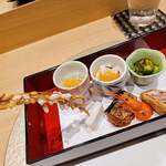 梅田 鮨 よこ田 - 前菜