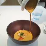 AMOUR - オマール海老・百合根・とまと