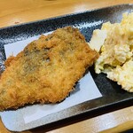 Komatsua Ji - アジフライとポテトサラダ