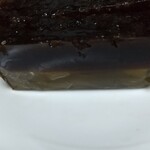 Satouya - 黒糖羊羹の層　と檸檬羹　の二層　不思議な味