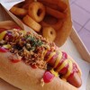 HOT DOG CAFE HAVE A GO - ハブアゴードックとオニオんリングフライのセット。美味しい。