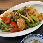 レストラン オーロラ - 海老のＸＯ醬炒め