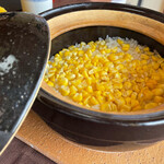 西大和 さえき - とうもろこしご飯