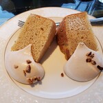 あざみ野うかい亭 - 大好きなシフォンケーキはWオーダー(笑)