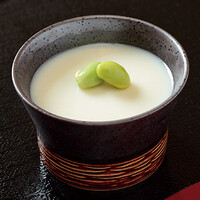 だだちゃ豆の杏仁豆腐