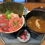 まるさ水産 - 本マグロネギトロ鉄火丼丼（ご飯大盛無料）　1,540円