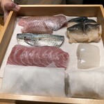 恵比寿 鮨 ふじまさ - ネタ見せ