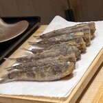 恵比寿 鮨 ふじまさ - メヒカリの揚げ物