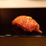 恵比寿 鮨 ふじまさ - トロ漬け