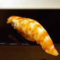 恵比寿 鮨 ふじまさ - 巨大車エビ