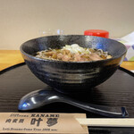 肉蕎麦 叶夢 - 料理写真:冷たい肉そば親鳥800円