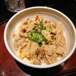 野らぼー - 肉ぶっかけうどん　卵なし