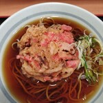 爽亭 - 紅生姜天そば