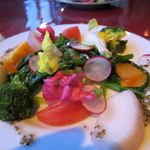 ダイニング ウメテイ - トンブリとオリーブ油のドレッシング