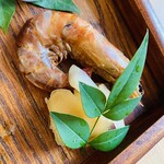 季より - 沖縄出身のエビ様♫ 新生姜添え♪ 柔らかくて殻ごと美味しくいただきました(*´◒`*)