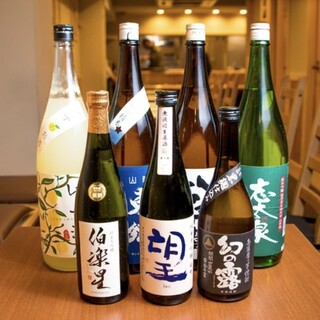 Goes well with shellfish! We are particular about our carefully selected sake! !