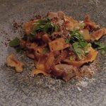 IL TEATRINO DA SALONE - タリアテッレ　川俣シャモ　菊芋（2022.9）