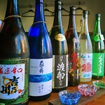 日本酒飲み比べ3種