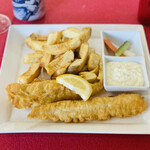 FISH & CHIPS MALINS - Finger Fish＆Chips Vineger, Salt（1,400円）