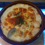 cafe＆Dining Bar haco - シーフードドリアセット（シーフードドリア）