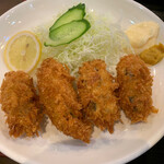 かつ栄 - カキフライ　800円