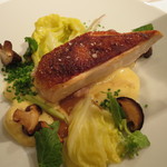 レフェルヴェソンス - 熊野地鶏胸肉を炭火で炙って～